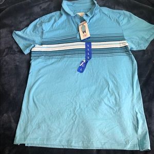 Hang Ten Blue Polo Shirt Size Large